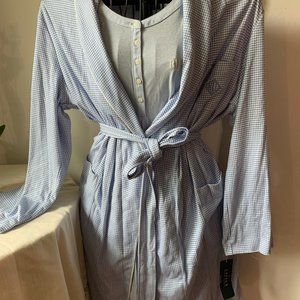 Adorable matching lauren Ralph Lauren pj / robe set women’s s